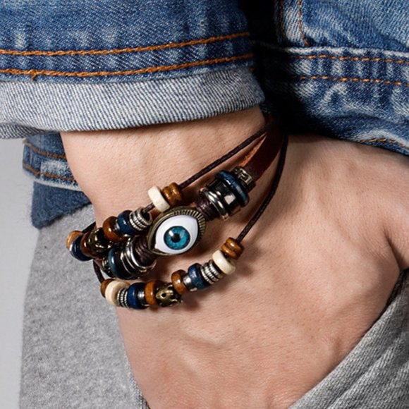 men Eye Bracelet - Picture 2 of 2